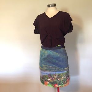 Anthropologie Village Skirt